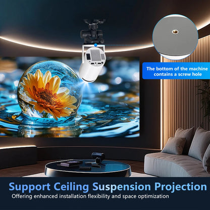 Magcubic HY300 Pro 4K 720P Projector, Android 11, Dual WiFi, 260 ANSI, 180° Flexible, BT5.0, Outdoor Portable Cinema